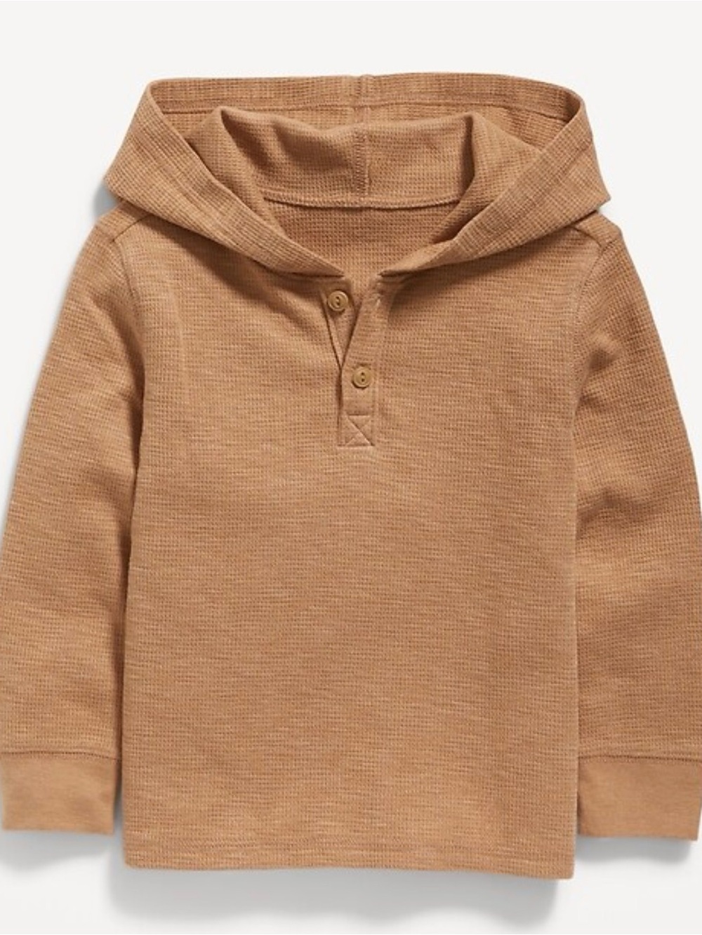 Old Navy Hooded Long-Sleeve Top in Camel Sz 3 yrs